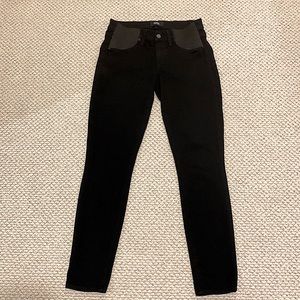 Paige Verdugo Ultra Skinny Maternity Denim True Black 28